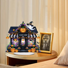 Load image into Gallery viewer, Acrylic Halloween Haunted Shop DIY Diamond Painting Home Desktop Ornaments Kit
