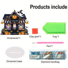 Load image into Gallery viewer, Acrylic Halloween Haunted Shop DIY Diamond Painting Home Desktop Ornaments Kit
