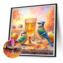 Load image into Gallery viewer, Diamond Painting - Full Round - Autumn water cup bird (30*30CM)
