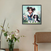 Load image into Gallery viewer, Diamond Painting - Full Round - Cute pet kid (30*30CM)
