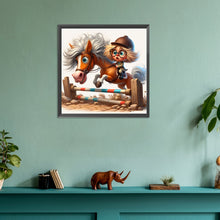 Load image into Gallery viewer, Diamond Painting - Full Round - Riding kid (30*30CM)
