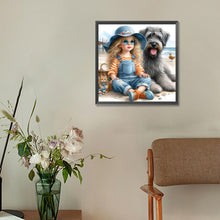 Load image into Gallery viewer, Diamond Painting - Full Round - Cute pet child (30*30CM)
