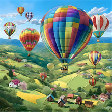 Load image into Gallery viewer, Diamond Painting - Full Round - Hot air balloon (30*30CM)
