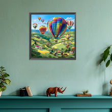 Load image into Gallery viewer, Diamond Painting - Full Round - Hot air balloon (30*30CM)
