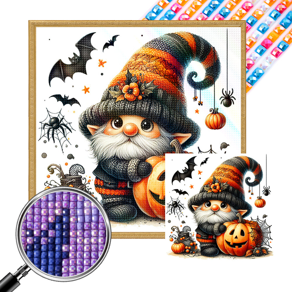 AB Diamond Painting - Full Square - Halloween gnome (30*30CM)