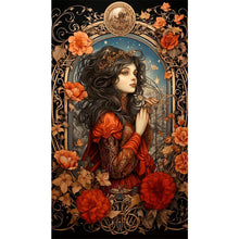 Load image into Gallery viewer, AB Diamond Painting - Full Square - Flower woman (40*70CM)
