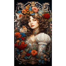 Load image into Gallery viewer, AB Diamond Painting - Full Square - Flower woman (40*70CM)
