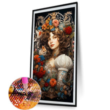 Load image into Gallery viewer, AB Diamond Painting - Full Square - Flower woman (40*70CM)
