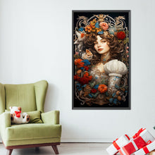 Load image into Gallery viewer, AB Diamond Painting - Full Square - Flower woman (40*70CM)
