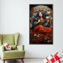 Load image into Gallery viewer, AB Diamond Painting - Full Square - Flower woman (40*70CM)
