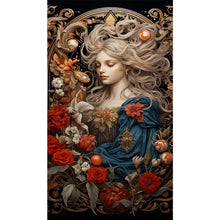 Load image into Gallery viewer, AB Diamond Painting - Full Square - Flower woman (40*70CM)
