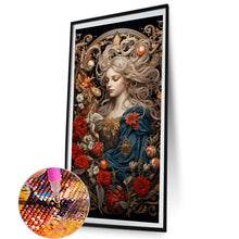 Load image into Gallery viewer, AB Diamond Painting - Full Square - Flower woman (40*70CM)
