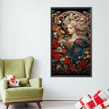 Load image into Gallery viewer, AB Diamond Painting - Full Square - Flower woman (40*70CM)
