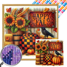 Load image into Gallery viewer, AB Diamond Painting - Full Square - Happy autumn (40*40CM)
