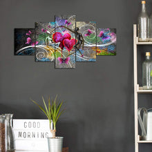 Load image into Gallery viewer, Diamond Painting - Full Round - Five-panel painting of love art human body (100*50CM)
