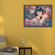 Load image into Gallery viewer, AB Diamond Painting - Full Square - Flower woman (50*40CM)
