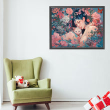 Load image into Gallery viewer, AB Diamond Painting - Full Square - Flower woman (50*40CM)
