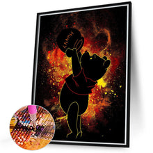 Load image into Gallery viewer, Diamond Painting - Full Round - Silhouette Winnie the Pooh (40*50CM)
