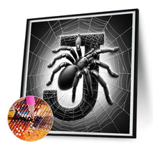 Load image into Gallery viewer, Diamond Painting - Full Round - Spider letter J (30*30CM)
