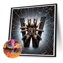 Load image into Gallery viewer, Diamond Painting - Full Round - Spider letter W (30*30CM)
