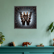 Load image into Gallery viewer, Diamond Painting - Full Round - Spider letter W (30*30CM)
