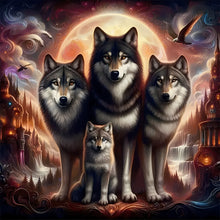 Load image into Gallery viewer, Diamond Painting - Full Round - Wolf pack (40*40CM)
