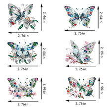 Load image into Gallery viewer, 6Pcs Acrylic Double Side Hello Kitty Diamond Art Craft Keychain DIY Crafts Decor
