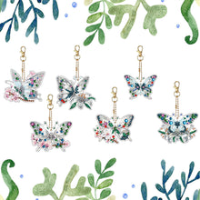 Load image into Gallery viewer, 6Pcs Acrylic Double Side Hello Kitty Diamond Art Craft Keychain DIY Crafts Decor
