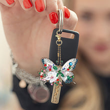 Load image into Gallery viewer, 6Pcs Acrylic Double Side Hello Kitty Diamond Art Craft Keychain DIY Crafts Decor
