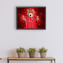 Load image into Gallery viewer, Diamond Painting - Full Round - Bayern mascot Bernie Bear (40*30CM)
