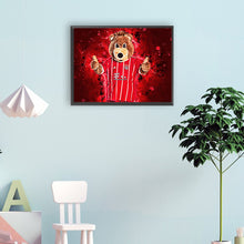 Load image into Gallery viewer, Diamond Painting - Full Round - Bayern mascot Bernie Bear (40*30CM)
