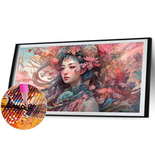 Load image into Gallery viewer, AB Diamond Painting - Full Square - Autumn flower fairy (70*40CM)
