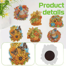 Load image into Gallery viewer, 6Pcs Acrylic Special Shape Pumpkin Diamond Painting Fridge Magnet for Home Decor
