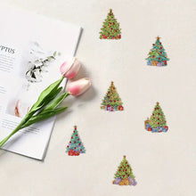 Load image into Gallery viewer, 6Pcs Acrylic Special Shape Christmas Kitten Diamond Painting Fridge Magnet
