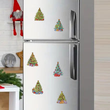 Load image into Gallery viewer, 6Pcs Acrylic Special Shape Christmas Kitten Diamond Painting Fridge Magnet
