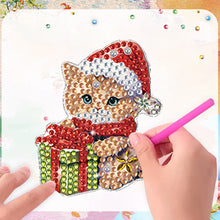 Load image into Gallery viewer, 6Pcs Acrylic Special Shape Garden Gnome Diamond Painting Fridge Magnet
