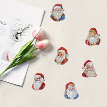 Load image into Gallery viewer, 6Pcs Acrylic Special Shape Santa Claus DIY Diamond Painting Fridge Magnet
