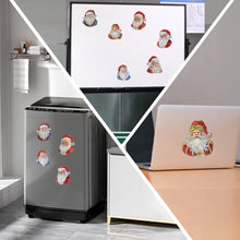 Load image into Gallery viewer, 6Pcs Acrylic Special Shape Santa Claus DIY Diamond Painting Fridge Magnet
