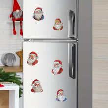 Load image into Gallery viewer, 6Pcs Acrylic Special Shape Santa Claus DIY Diamond Painting Fridge Magnet
