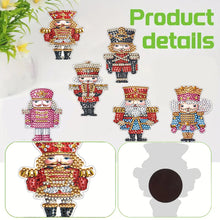 Load image into Gallery viewer, 6Pcs Acrylic Special Shape Nutcracker DIY Diamond Painting Fridge Magnet
