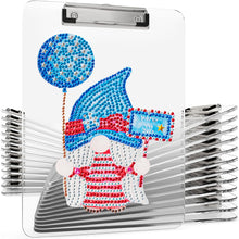 Load image into Gallery viewer, Acrylic Gnome 5D DIY Diamond Painting File Folder Clipboard Office Stationary
