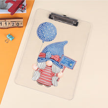 Load image into Gallery viewer, Acrylic Gnome 5D DIY Diamond Painting File Folder Clipboard Office Stationary
