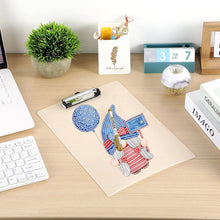 Load image into Gallery viewer, Acrylic Gnome 5D DIY Diamond Painting File Folder Clipboard Office Stationary

