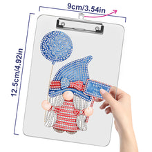 Load image into Gallery viewer, Acrylic Gnome 5D DIY Diamond Painting File Folder Clipboard Office Stationary
