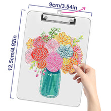 Load image into Gallery viewer, Acrylic Vase 5D DIY Diamond Painting File Folder Clipboard Office Stationary
