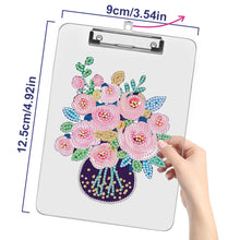 Load image into Gallery viewer, Acrylic Vase 5D DIY Diamond Painting File Folder Clipboard Office Stationary
