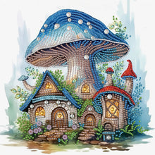 Load image into Gallery viewer, Diamond Painting - Partial Special Shaped - Mushroom house (30*30CM)
