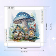 Load image into Gallery viewer, Diamond Painting - Partial Special Shaped - Mushroom house (30*30CM)
