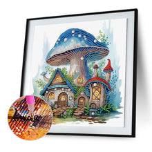 Load image into Gallery viewer, Diamond Painting - Partial Special Shaped - Mushroom house (30*30CM)
