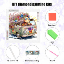 Load image into Gallery viewer, Diamond Painting - Partial Special Shaped - Lovely old man (30*30CM)
